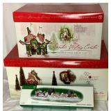 Department 56 North Pole Series Gift Set Sweet Rock Candy CO. and Santa