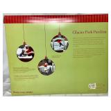 Department 56 2002 Glacier Park Pavilion Holiday Gift Set North Pole Series, Wedding Bells Chapel and Polar Power Company