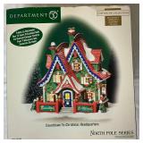 Department 56 Letters to Santa Sorting Station and Checking It Twice Wind Up Toys Holiday Gift Sets with Count to Christmas Headquarters