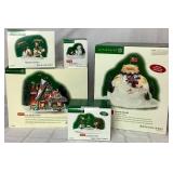 Dept 56 North Pole Series Coca-Cola Fizz Factory, Coca-Cola Sliding Hill, Polar Bear Taxi Service, Ice Cold Coca-Cola and Coca-Cola Taste Test