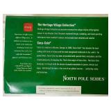 Dept 56 North Pole Series Coca-Cola Fizz Factory, Coca-Cola Sliding Hill, Polar Bear Taxi Service, Ice Cold Coca-Cola and Coca-Cola Taste Test