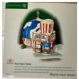 Department 56 North Pole Series The Egg Nog Pub Polar Palace Theater, KOLD Radio, The Antler Inn and An Irish Cheer for Santa