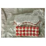 North Pole Series Dept 56 Teddy Bear Training Center Holiday Gift Set, Real Plastic Snow Factory, Welcome to Elfland Gateway Entrance, Peppermint Front Yard with Peppermint Candies Sidewalk