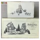 Dept 56 North Pole Series 1996 "Start A Tradition Set" and Peppermint Skating Party