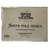 Dept 56 Early Editions of North Pole Series Christmas Bread Bakers, Glass Ornament Works, Neenee