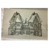 Dept 56 Early Editions of North Pole Series North Pole Express Depot, North Pole Gate, Mrs. Claus