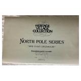 Dept 56 Early Editions of North Pole Series North Pole Express Depot, North Pole Gate, Mrs. Claus