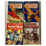 Popular Mechanics Magazines from 1941 to 1949 - Assorted Editions