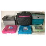 Large Scrapboooking Assortment of Papers, Stamps, Beads, Tools and More