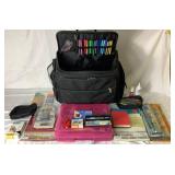 Large Scrapboooking Assortment of Papers, Stamps, Beads, Tools and More