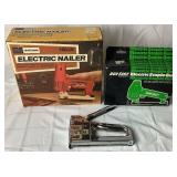 Electric Nailer, Stable Gun and Cable Tacker Bundle