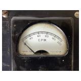 Vintage Airline Geiger Counter (Range X1 to x100) 0 to 200 C.P.M.