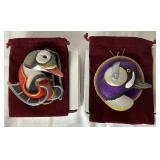 Overboard Art Handmade Wild Bird Ornaments by Don Briddell 2011-2023