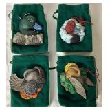Overboard Art Handmade Wild Bird Ornaments by Don Briddell 2000-2010