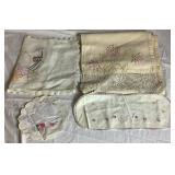 Vintage Assortment of Embroidered Linens