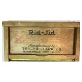 Antique Bundle of Rug Beaters, Rid-Jid Washboard J. R. Clark Co. Minneapolis, MN. and "The Triumph" Hand -Operated Seed Planter Janesville, Wis.