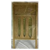 Antique Bundle of Rug Beaters, Rid-Jid Washboard J. R. Clark Co. Minneapolis, MN. and "The Triumph" Hand -Operated Seed Planter Janesville, Wis.