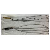 Antique Bundle of Rug Beaters, Rid-Jid Washboard J. R. Clark Co. Minneapolis, MN. and "The Triumph" Hand -Operated Seed Planter Janesville, Wis.