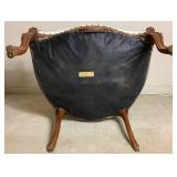 Vintage Upholstered Louis XV Style Chair