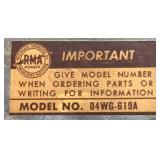 Montgomery Ward Air Wave Loop Ariel System Radio