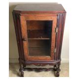 Antique Display Cabinet with Two Shelves