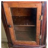 Antique Display Cabinet with Two Shelves