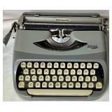 Vintage Royal Royalite Portable Typewriter Complete with Carrying Case and Underwood Add-Mate Adding Machine with Case