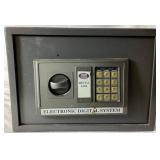 Four Safes - Sentry Combo Floor Safe 23" H x 17" W x 13.75" D , ADG Sports Electronic Safe 14" W x 10" D x 9.75" H and Two Metal Lock Boxes with keys