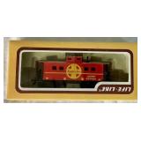 Life-Like HO Scale Train Set No.8779 With Mountain, Buildings, Cars, Trees, Tracks and Accessories In Original Box
