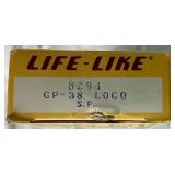 Life-Like HO Scale Train Set No.8779 With Mountain, Buildings, Cars, Trees, Tracks and Accessories In Original Box