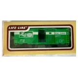 Life-Like HO Scale Train Set No.8779 With Mountain, Buildings, Cars, Trees, Tracks and Accessories In Original Box