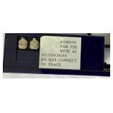 Life-Like HO Scale Train Set No.8779 With Mountain, Buildings, Cars, Trees, Tracks and Accessories In Original Box