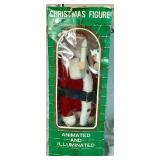 Animated and Illuminated Christmas Figurines (6 Total)