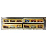 Vintage Bachmann HO Scale Train Set with Cars In Original Boxes, Tracks and Accessories