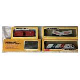 Vintage Bachmann HO Scale Train Set with Cars In Original Boxes, Tracks and Accessories