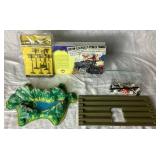 Vintage Bachmann HO Scale Train Set with Cars In Original Boxes, Tracks and Accessories