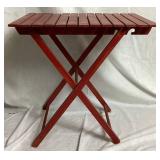 Childrens Vintage Folding Slat Table and Chairs