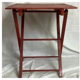 Childrens Vintage Folding Slat Table and Chairs