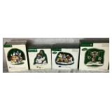 North Pole Series Dept 56 Rudolph The Misfits, Acme Toy Factory, Disney Scrooge McDuck & The Ghosts of Christmas and Swinging Disney Fab Five