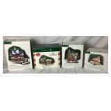 North Pole Series Dept 56 Northwind Knitters, Custom Stitchers, Art
