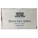 Dept 56 Early Editions of North Pole Series Tin Soldier Shop, Post Office and North Pole Chapel