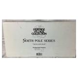 Dept 56 Early Editions of North Pole Series Tin Soldier Shop, Post Office and North Pole Chapel