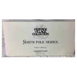 Dept 56 Early Editions of North Pole Series Tin Soldier Shop, Post Office and North Pole Chapel
