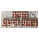 North Pole Series Dept 56 Character Figurines & Accessories - 12 boxes with Two Candy Cane Fences & Peppermint Sidewalk