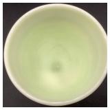 Antique Northwood Grape Custard Uranium Glass Tumbler, Fine Cut Roses Rose Bowl and Northwood Grape Gothic Arches Goblet