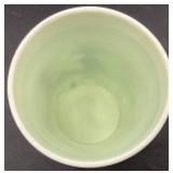 Antique Northwood Grape Custard Uranium Glass Tumbler, Fine Cut Roses Rose Bowl and Northwood Grape Gothic Arches Goblet