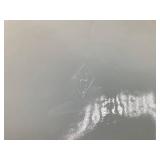 Antique Heisey Hand Painted Ring Band Custard Uranium Glass Butter Dish, Spooner and Tumbler