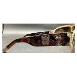 Christian Audigier Vintage Sunglasses and Case CAS401  72-8-125 