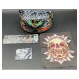 Christian Audigier Vintage Sunglasses and Case CAS401  72-8-125 