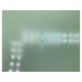 Antique Heisey Custard Uranium Glass Master Berry Bowl and 6 Sauce Bowls with Hand Painted Roses and Gold Trim